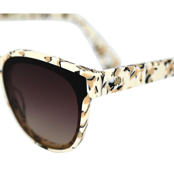 Lele Sadoughi Brooklyn Sand Terrazzo Cat-Eye Sunglasses LSSG037ST - Picture 2 of 7